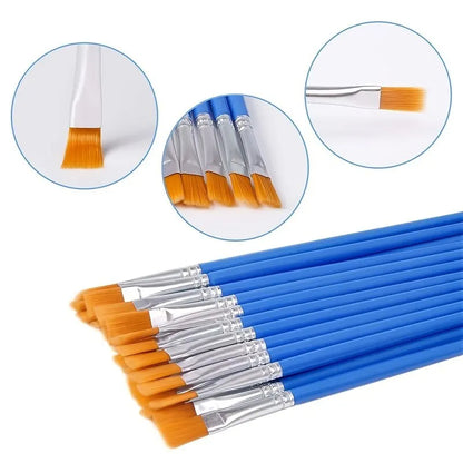 20 Piece Ergonomic Paint Brush Set