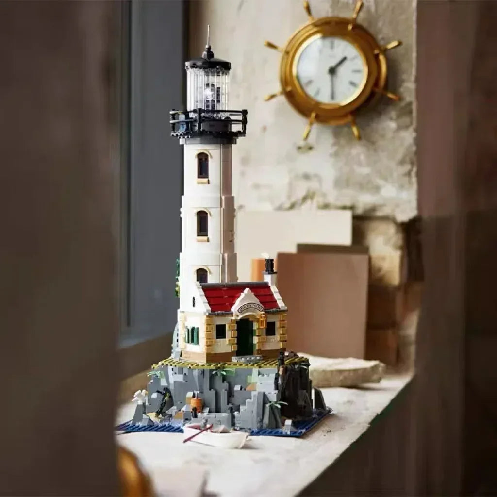 2065 Piece Motorised Electric Lighthouse Model Building Blocks