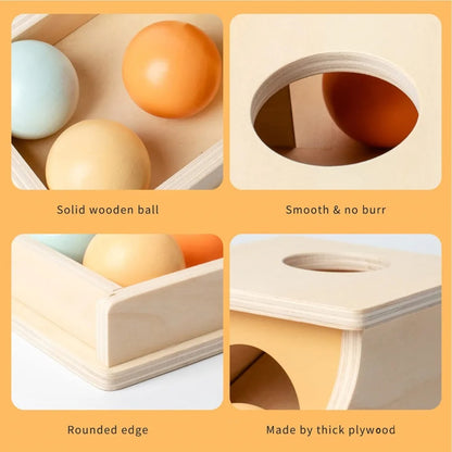 Innoplay Montessori Wooden Coin Box