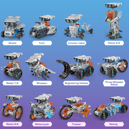 DIY Elektroroboter Pro Edition 12 in 1 Modell