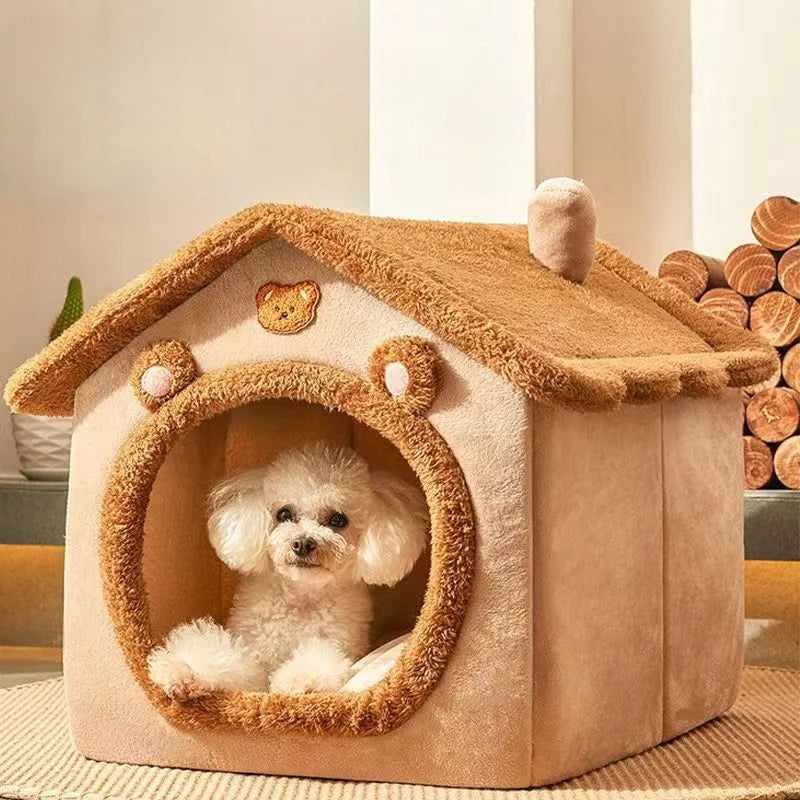 Easy Clean Small Pet House for Cats & Dogs