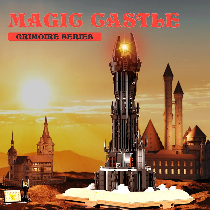 969-piece Magic Castle Eye Tower Building Block Set