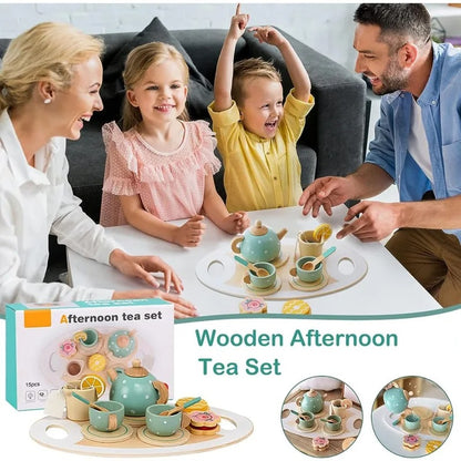 KABI Wooden Afternoon Tea Set