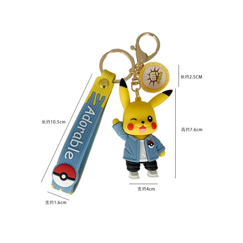 Pokemon Silicone Keychain