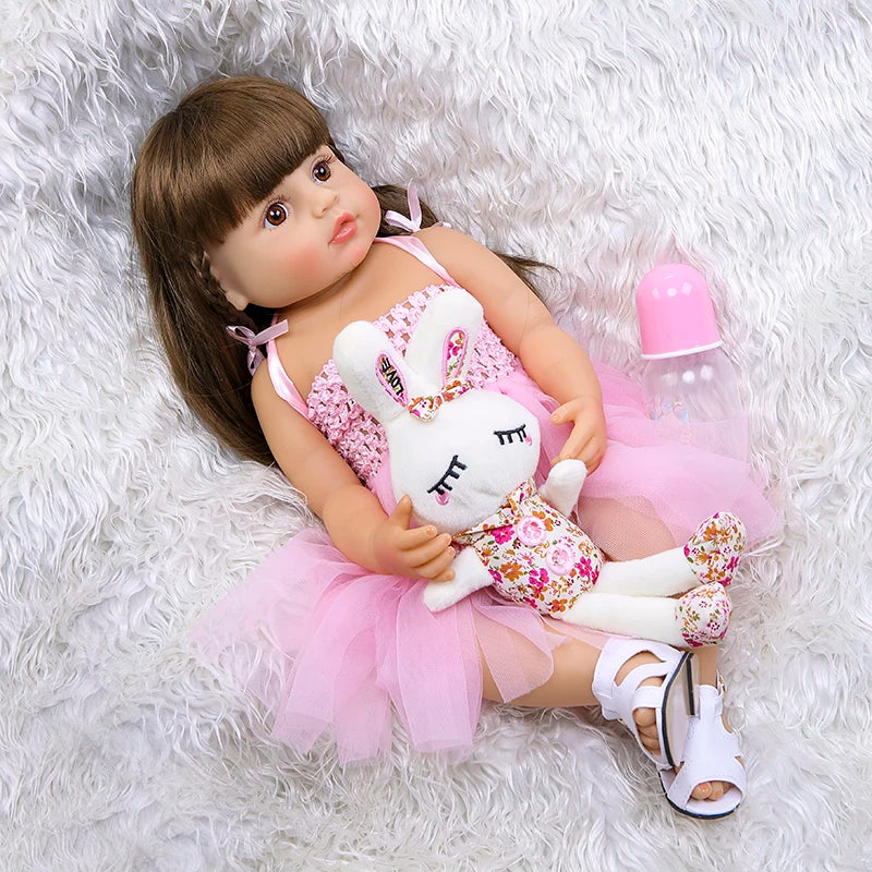 EverFaye Amelina Doll Pink Dress and Accessories