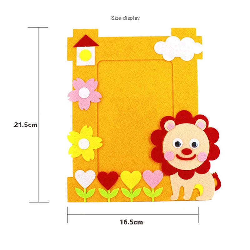 3 Piece Craft Your Own Cartoon Animal 6 Inch Photo Frame