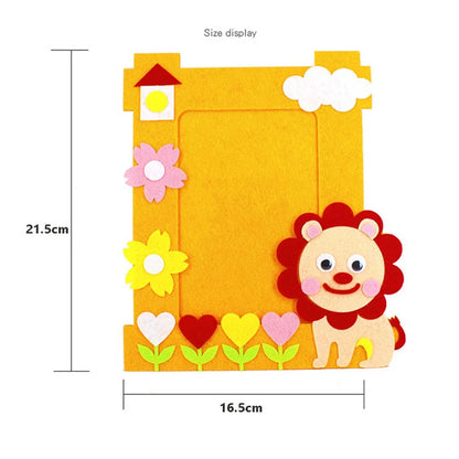 3 Piece Craft Your Own Cartoon Animal 6 Inch Photo Frame