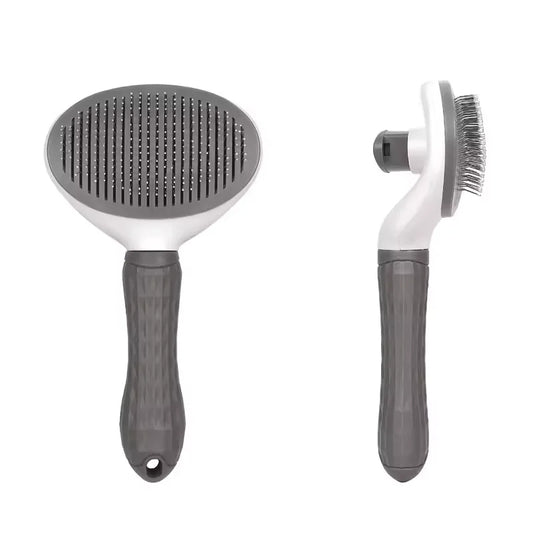 Pet Grooming Brush With Rounded Comb Tip