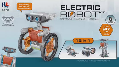 DIY Elektroroboter Pro Edition 12 in 1 Modell