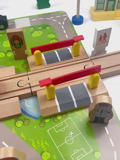 AC7505 | City Wooden Train Set