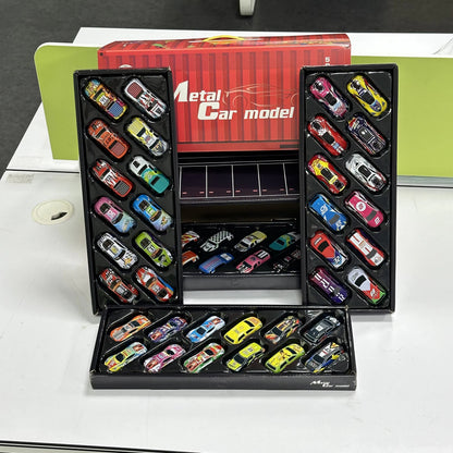 Thinga Pull Back Race Car Set With Container Gift Box