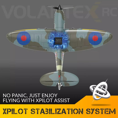 Volantex Spitfire RC-Flugzeug 2,4 GHz 4-Kanal RTF