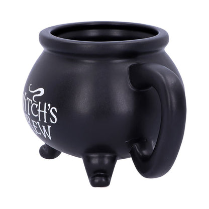 Smooth Black Witch's Brew Cauldron Mug 13.5cm