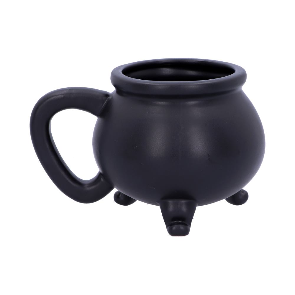 Smooth Black Witch's Brew Cauldron Mug 13.5cm