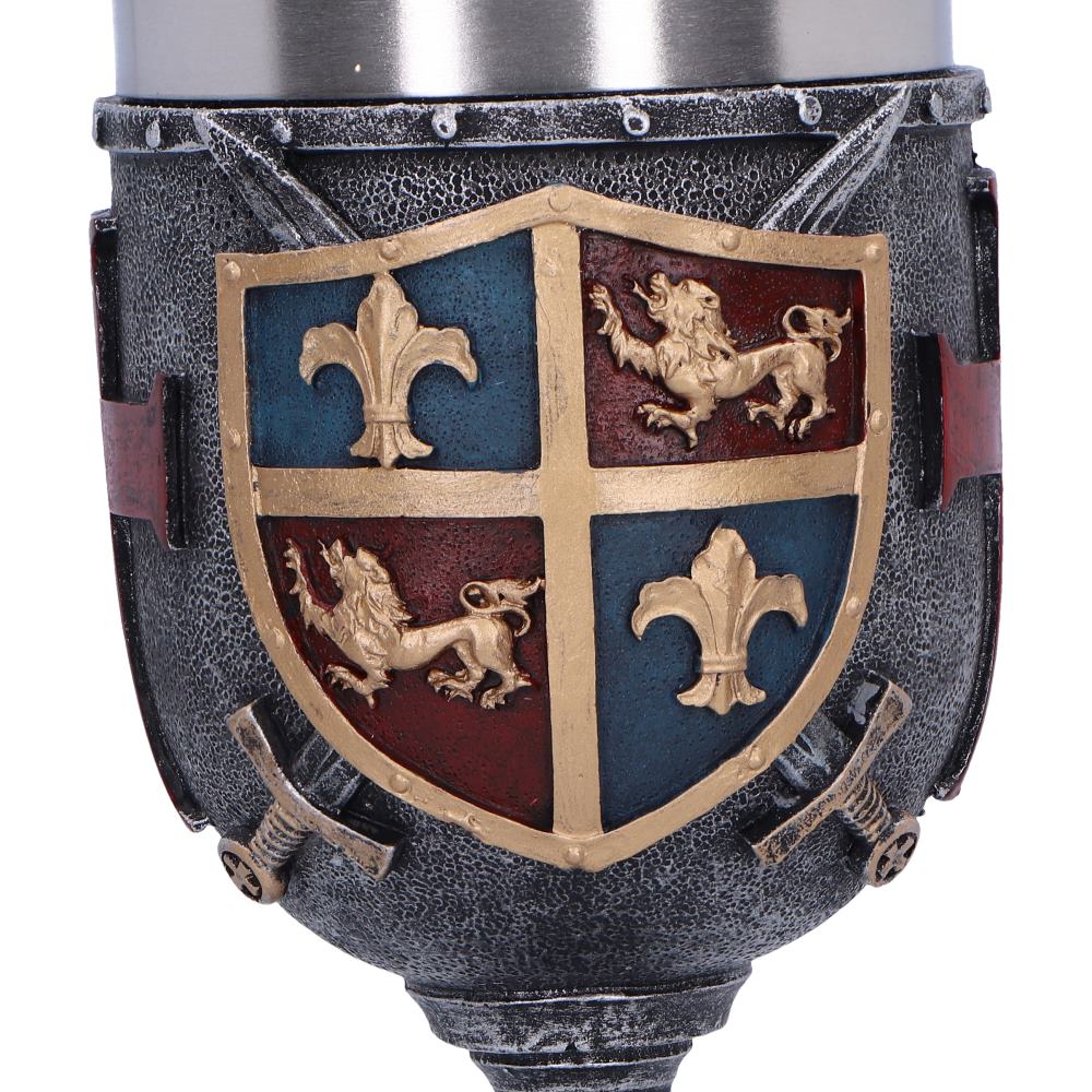 Heraldic Medieval Goblet 20cm