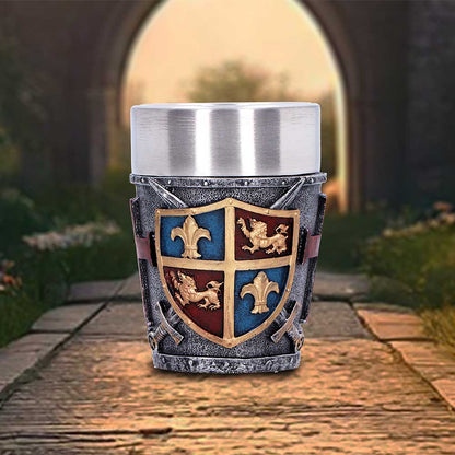 Heraldic Shot Glass – A Regal Symbol of Tradition and Strength