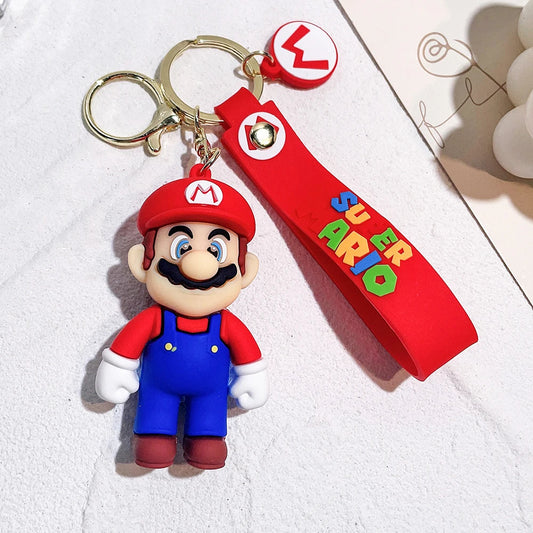 Super Mario Silicone Keychain