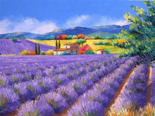 500 piece Lavender Field Jigsaw Puzzle