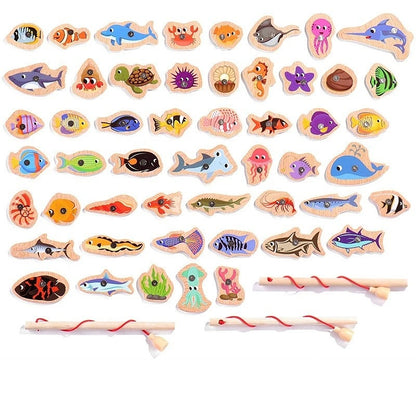 Innoplay Montessori Wooden Magnetic Fishing