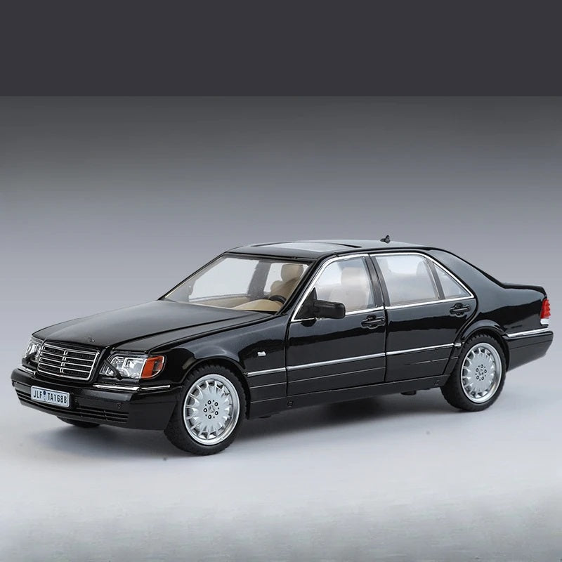 Mercedes W140 320SEL, klassisches Modellauto aus Druckgusslegierung im Maßstab 1:24