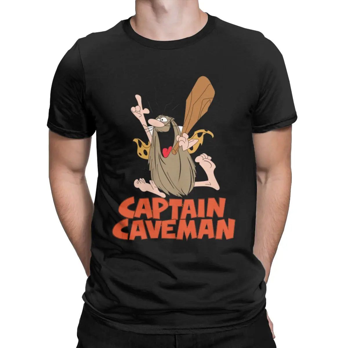 Captain Caveman Cavey T Shirt