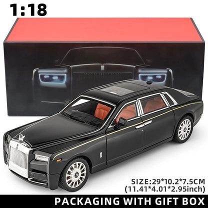 1:18 Scale Rolls Royce Phantom Diecast Zinc Alloy Car Model