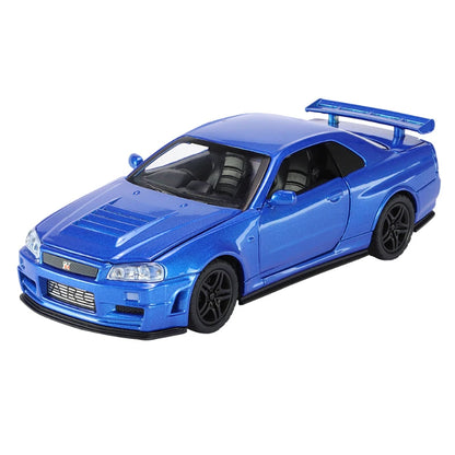 Skyline Ares GTR R34 Diecast Sports Car