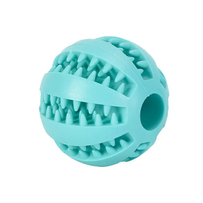 Interactive Treat Dispenser Silicone Toy Ball for Dogs