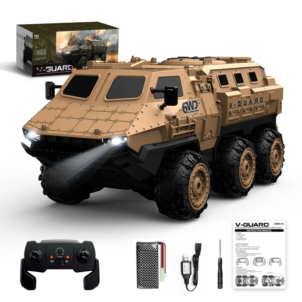 V-Guard 9510E6 1:16 6WD Multi Terrain Remote Controlled APC