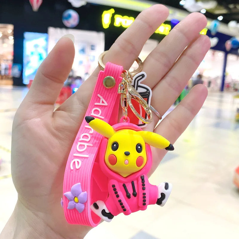 Pokemon Silicone Keychain