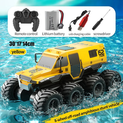 JJRC Conqueror﻿ Q137 8WD 2.4G Amphibious RC Stunt Truck