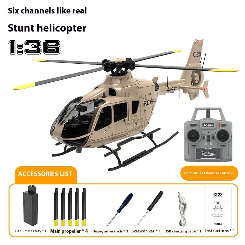 RC ERA C123 EC135 3D Double Brushless Direct Drive