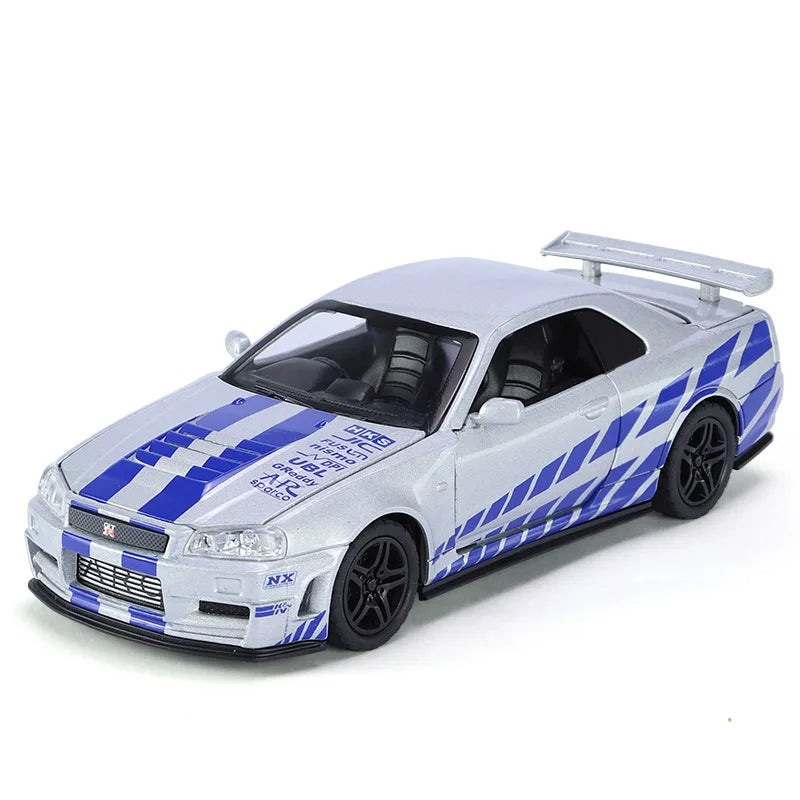 Skyline Ares GTR R34 Diecast Sports Car