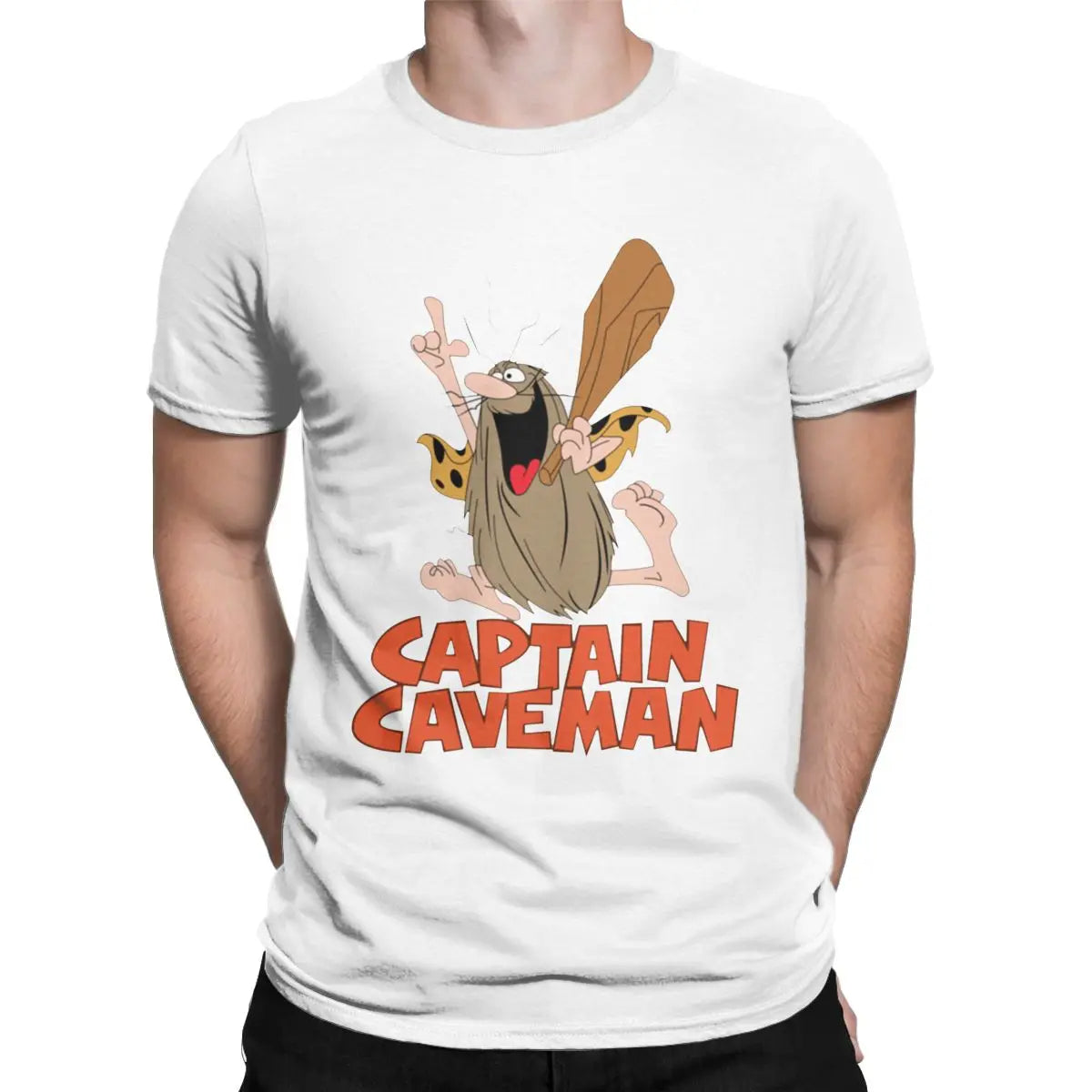 Captain Caveman Cavey T Shirt