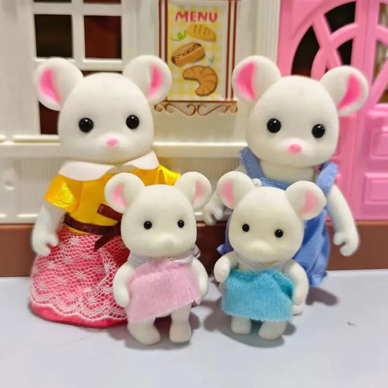 Furkins Mouse Family Doll Set